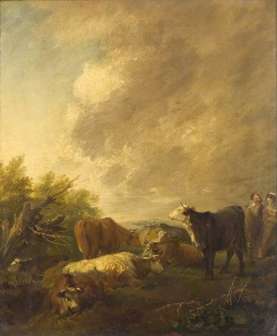 Paysage avec figures - Thomas Gainsborough - Alpha Reproduction