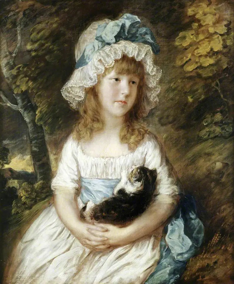Mademoiselle Brummell (geleneksel olarak tanımlanmış) - Thomas Gainsborough