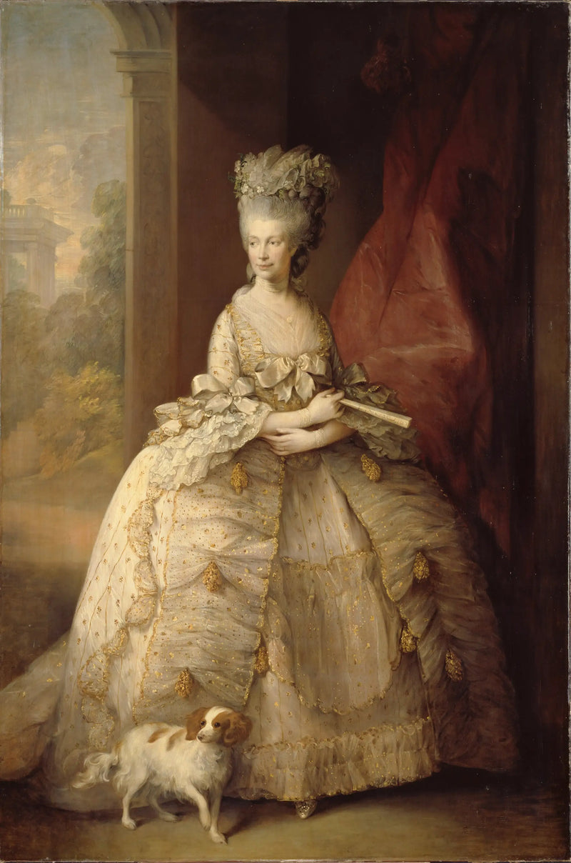 İngiltere Kraliçesi Charlotte Portresi - Thomas Gainsborough