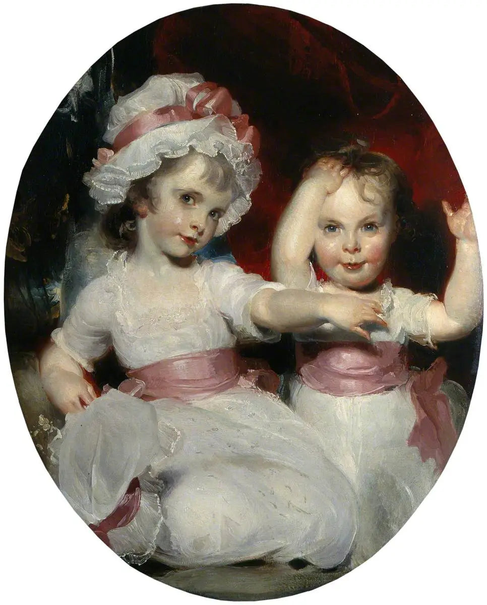 Emily et Harriet Lamb enfants - Thomas Lawrence - Alpha Reproduction