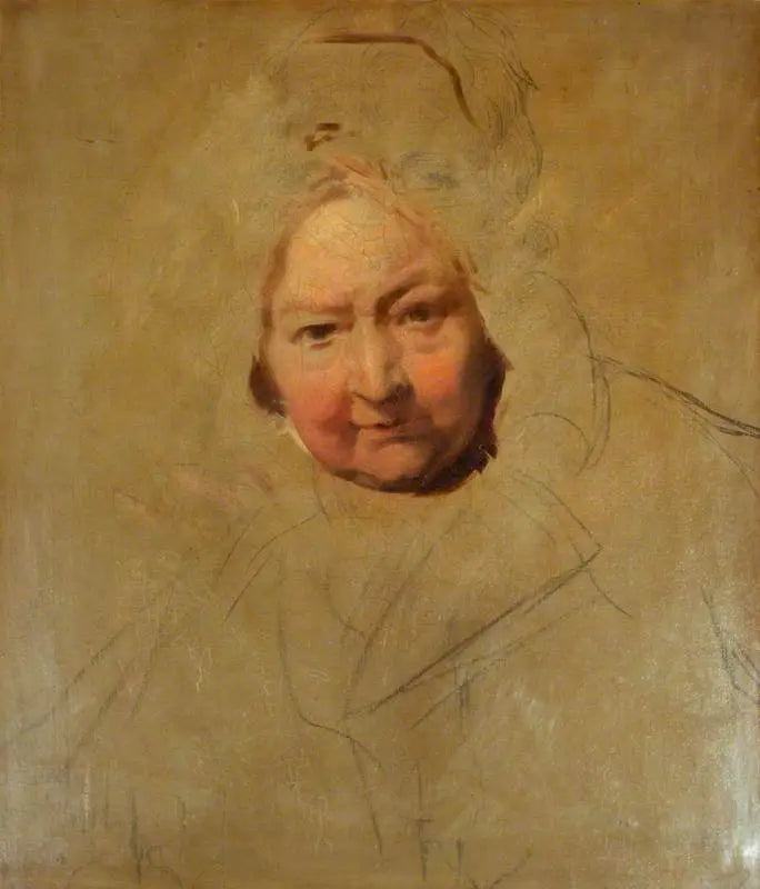 Bir yaşlı kadının başı - Thomas Lawrence
