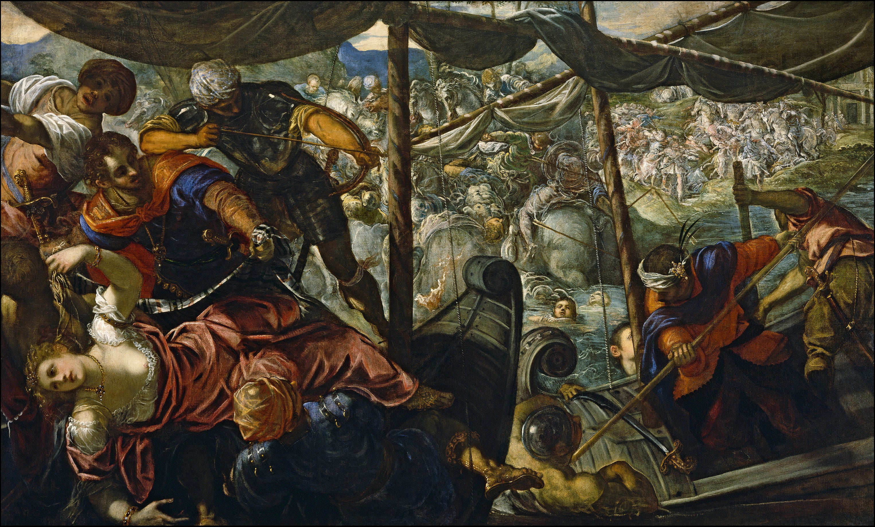 L'Enlèvement d'Hélène - Jacopo Tintoretto