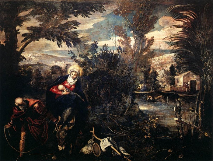 Mısır'a Kaçış - Jacopo Tintoretto