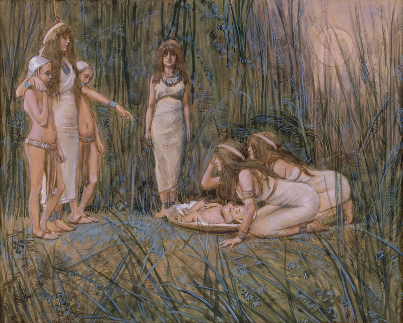 Firavun'un Kızı, Musa'nın Annesini Ağırlıyor - James Tissot