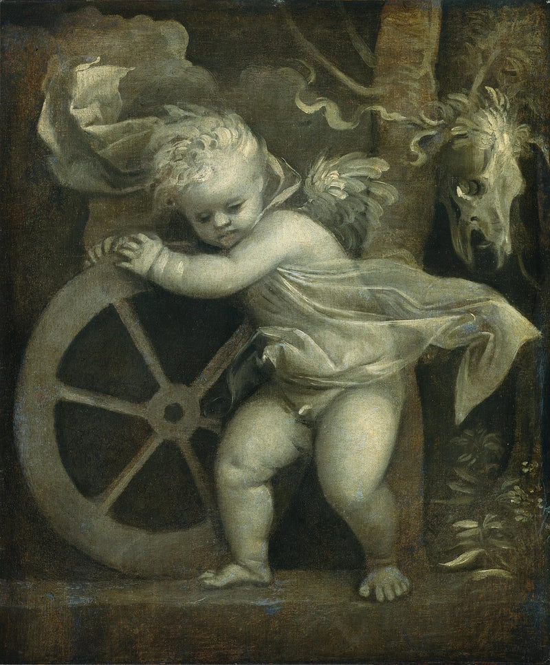 Aşık ile zaman çarkı - Titian