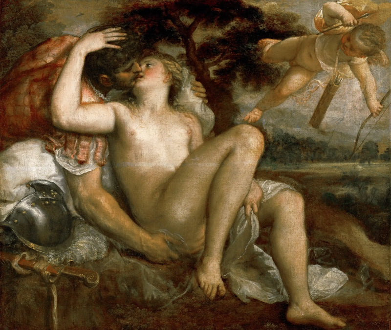 Venüs, Mars ve Kupido - Titian