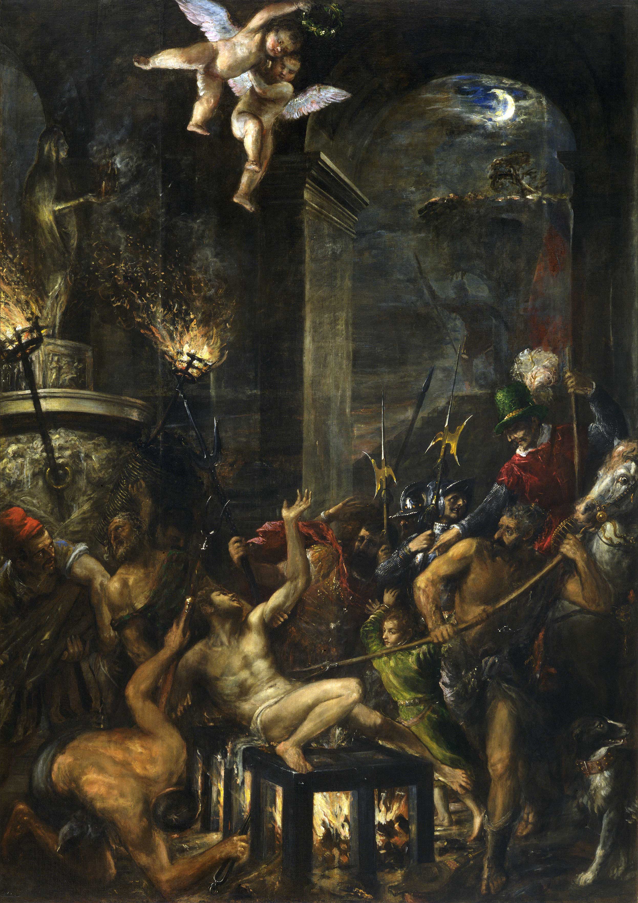 Martyre de saint Laurent - Titian
