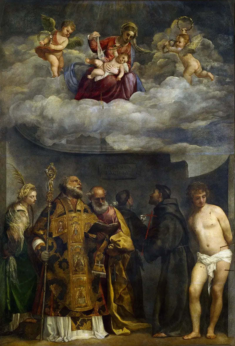 San Nicolò dei Frari Meryem Ana - Titian