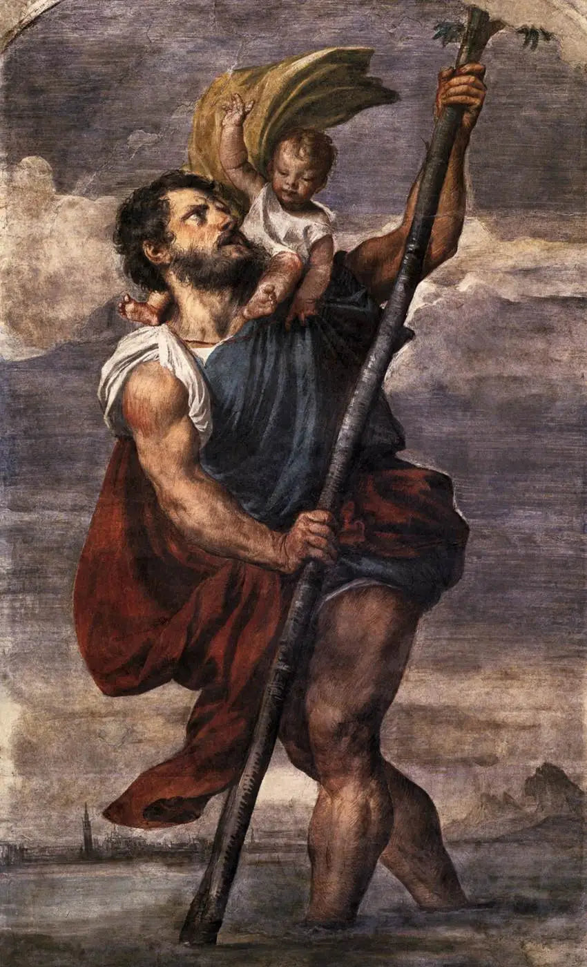 Saint Christophe - Titian - Alpha Reproduction