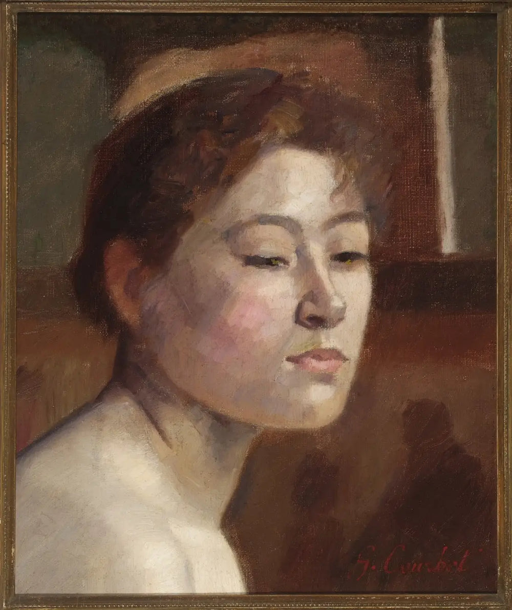 Portrait d’une femme - Gustave Courbet - Alpha Reproduction