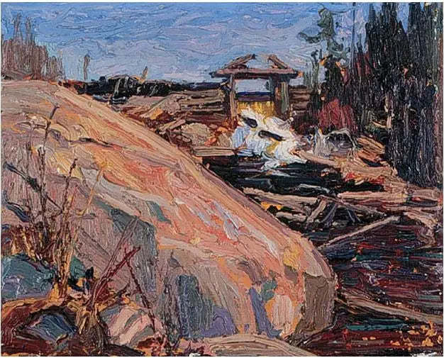 Barrage de bois - Tom Thomson - Alpha Reproduction