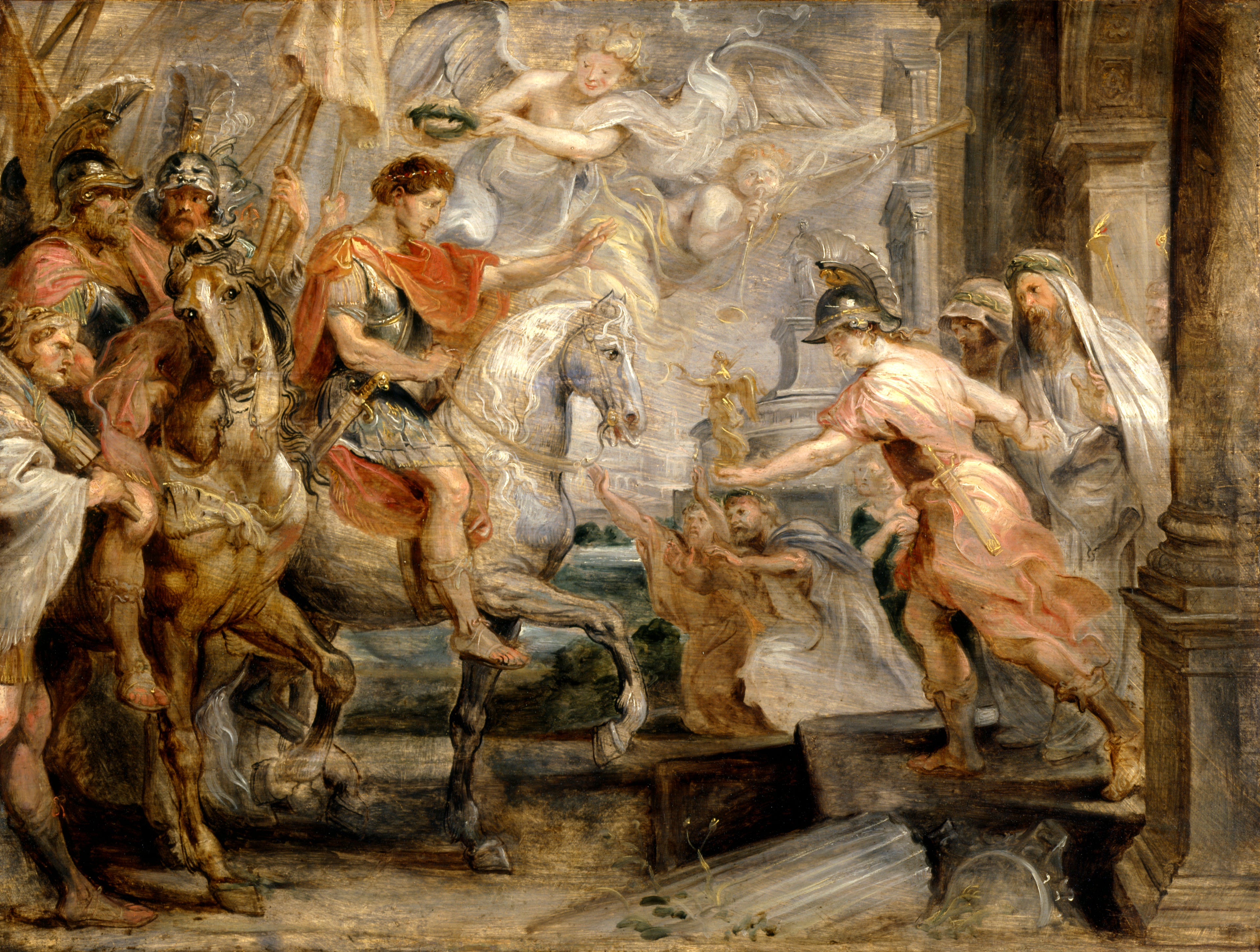 Entrée triomphale de Constantin à Rome - Peter Paul Rubens