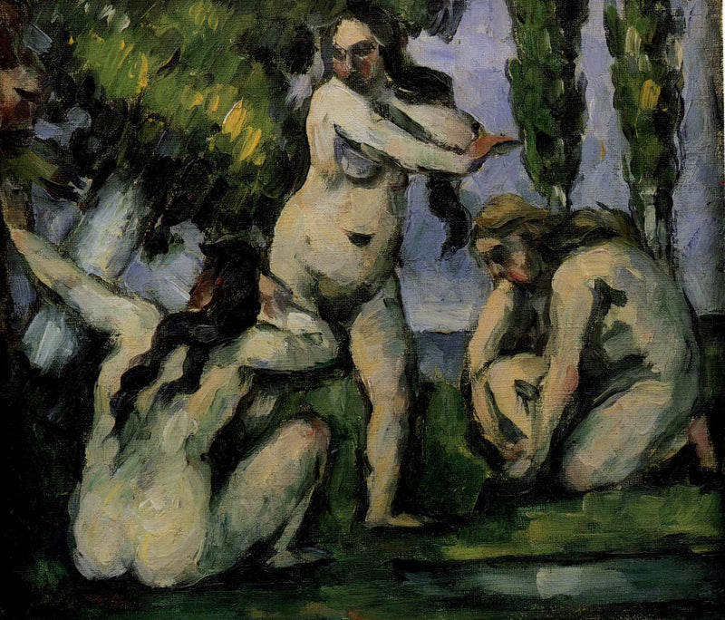 Üç Banyo Yapan Kadın - Paul Cézanne