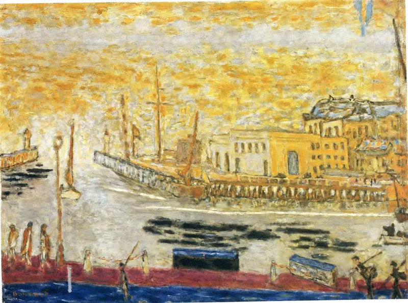 Trouville, limandan çıkış - Pierre Bonnard