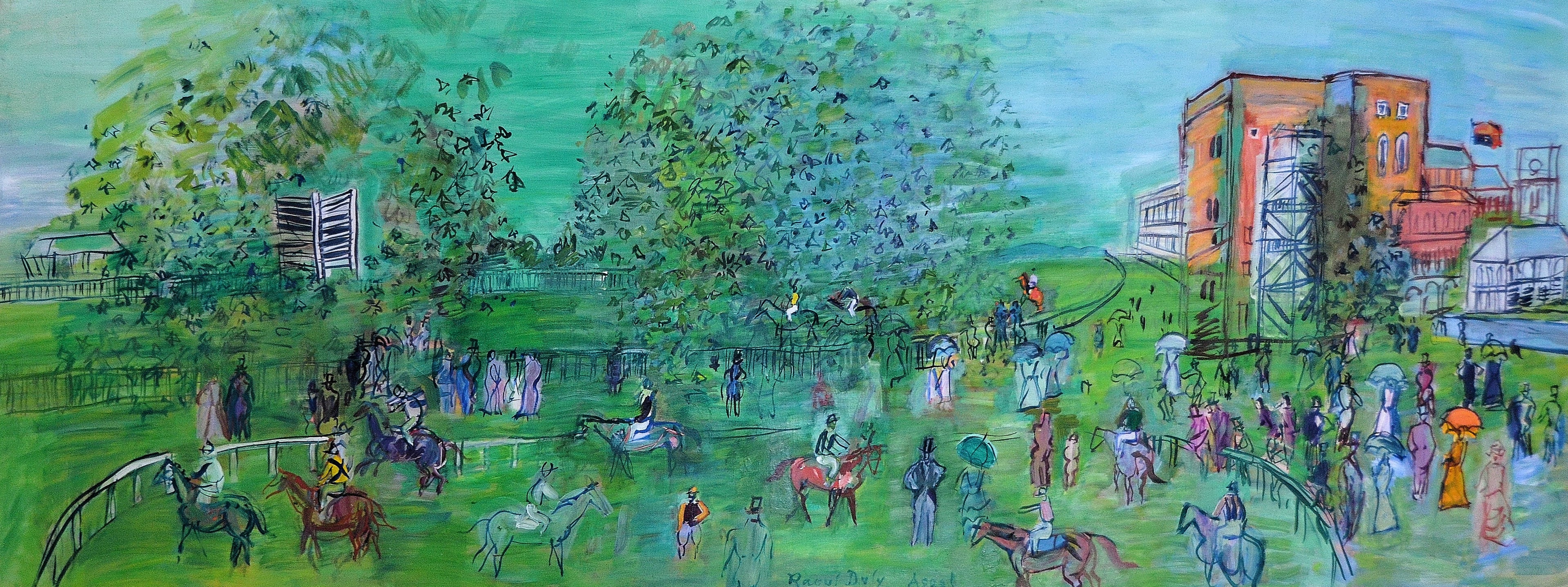 Ascot (Champ de courses) - Raoul Dufy