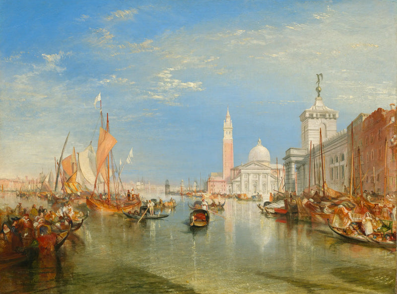 Venedik, Dogana ve San Giorgio Maggiore - J. M. W. Turner
