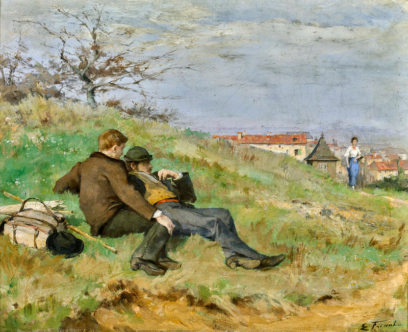 Les artistes Mathias Schiff et Camille Martin - Émile Friant