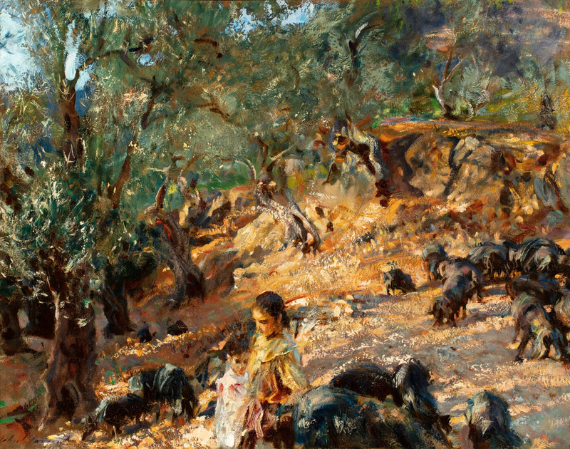 Zeytin Ağaçlarının Altında - John Singer Sargent