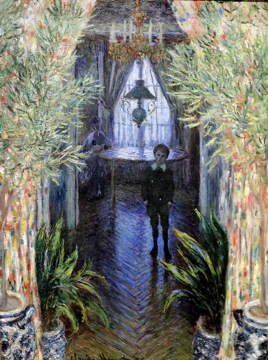 Bir daire odası - Claude Monet