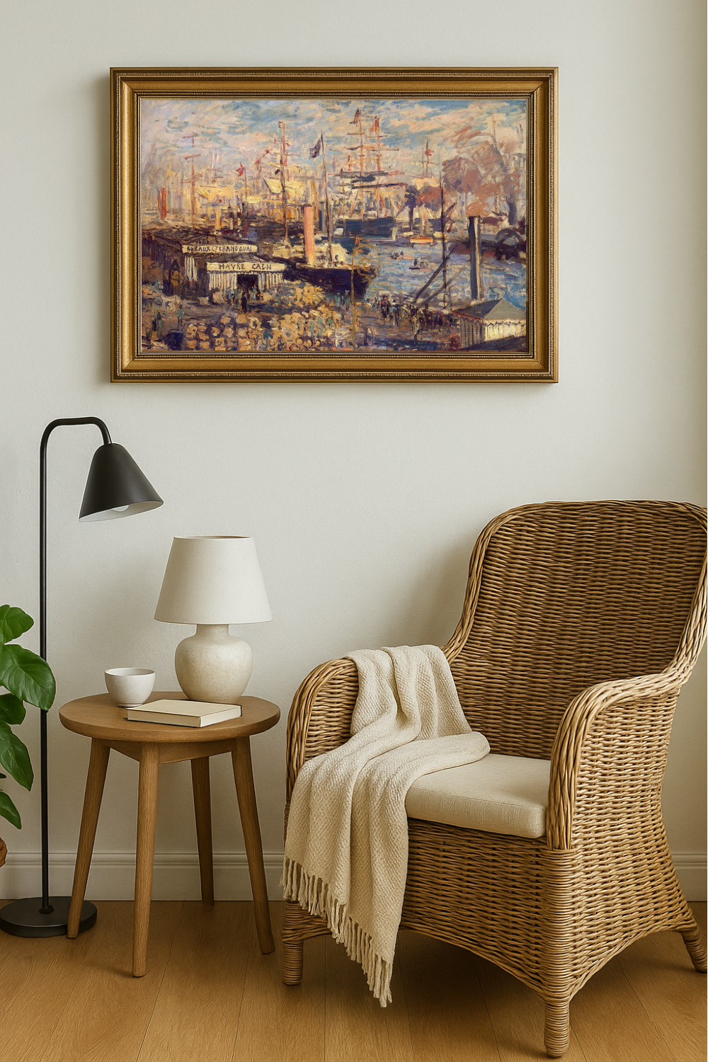 🚢 Le Grand Quai au Havre – Claude Monet (1874)