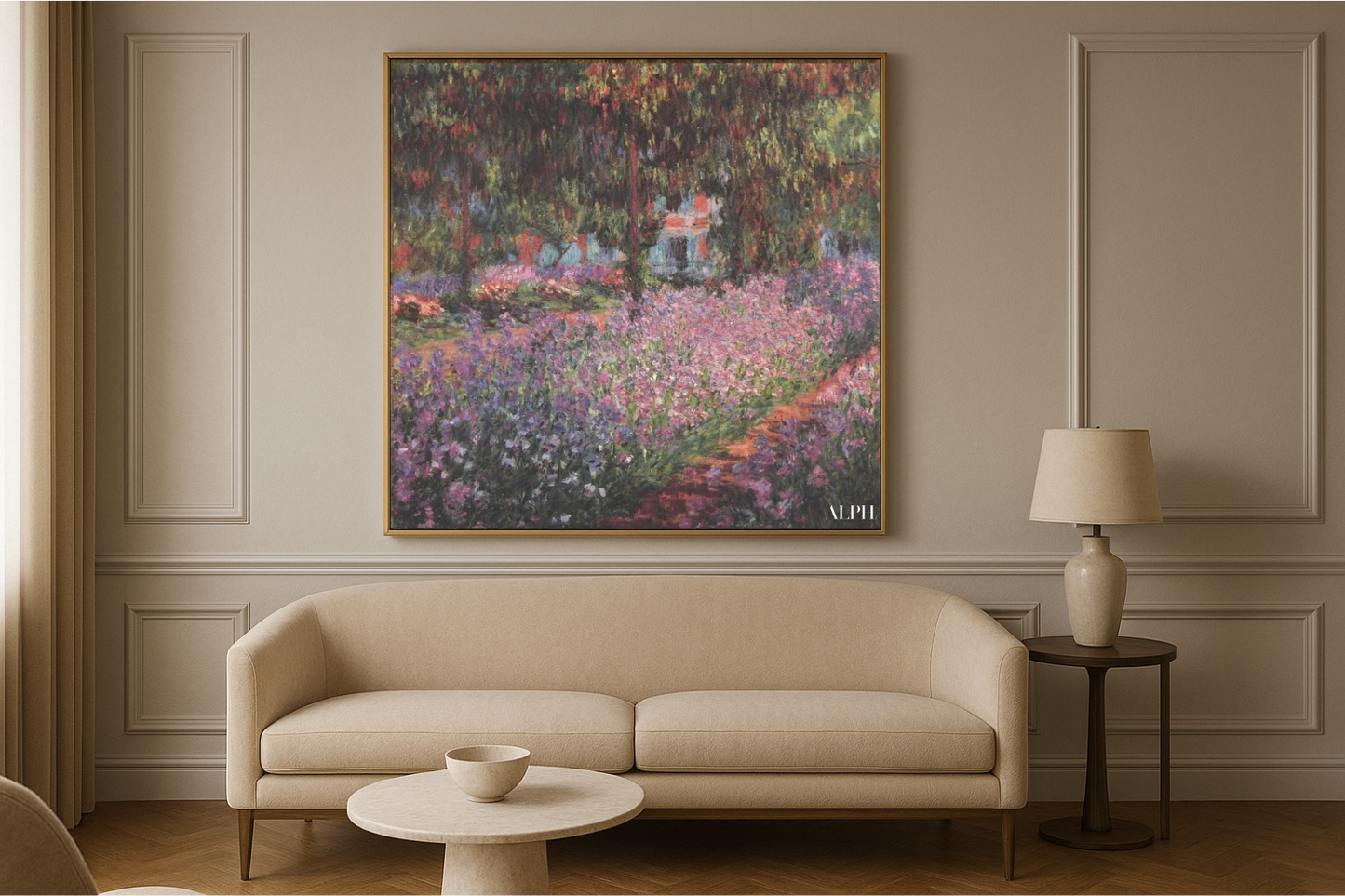 Sanatçının Giverny'deki Bahçesi (İris) – Claude Monet, yaklaşık 1900