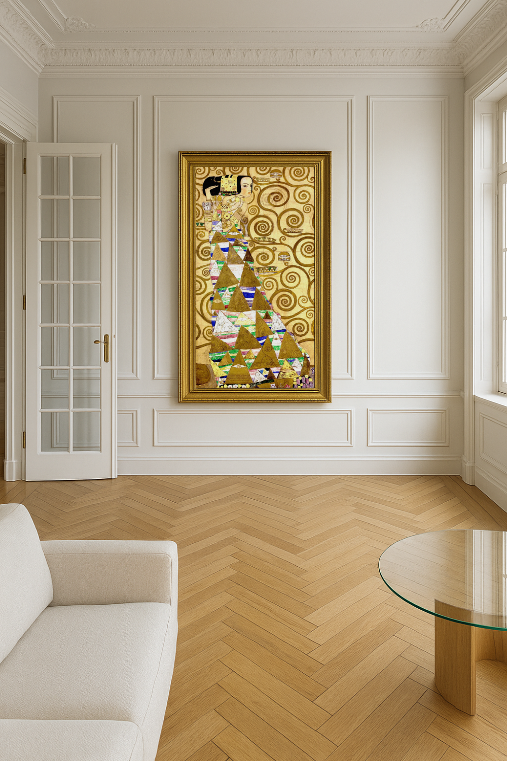 🌪️👁️ Bekleyiş – Gustav Klimt (1905–1909)
