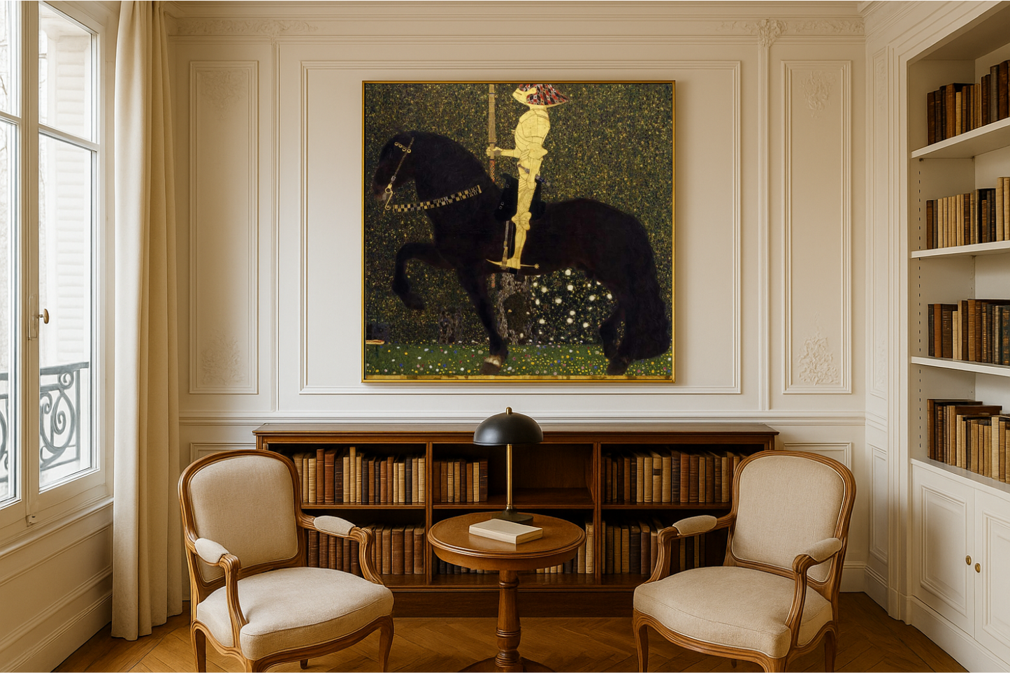 🛡️🐎 Altın Şövalye – Gustav Klimt (1903)
