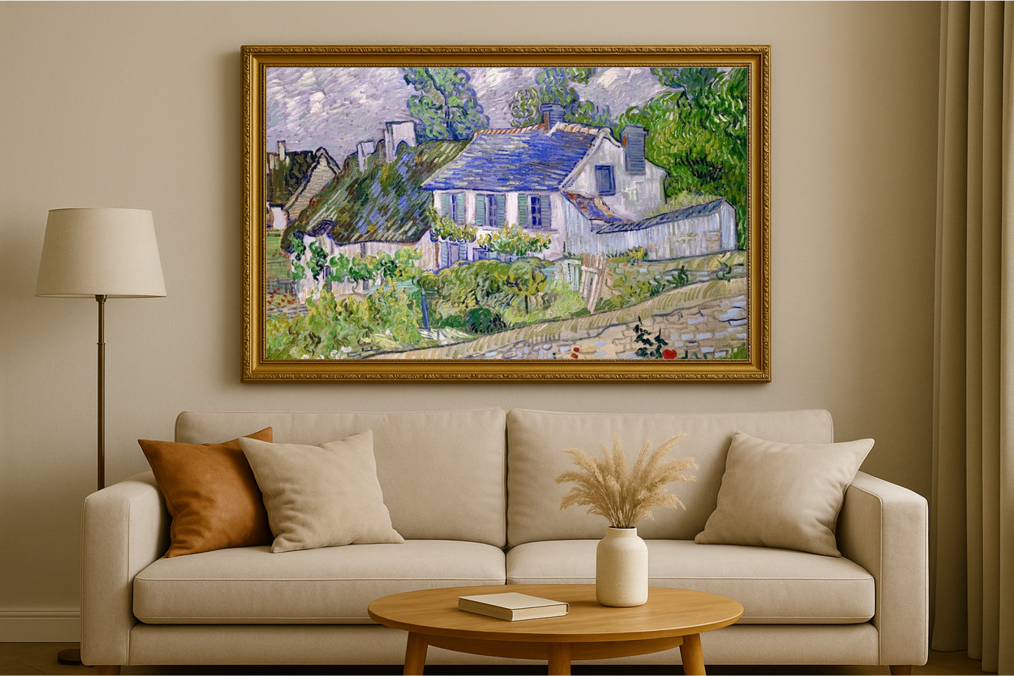 🏡 Auvers'taki Evler II – Vincent van Gogh (1890)