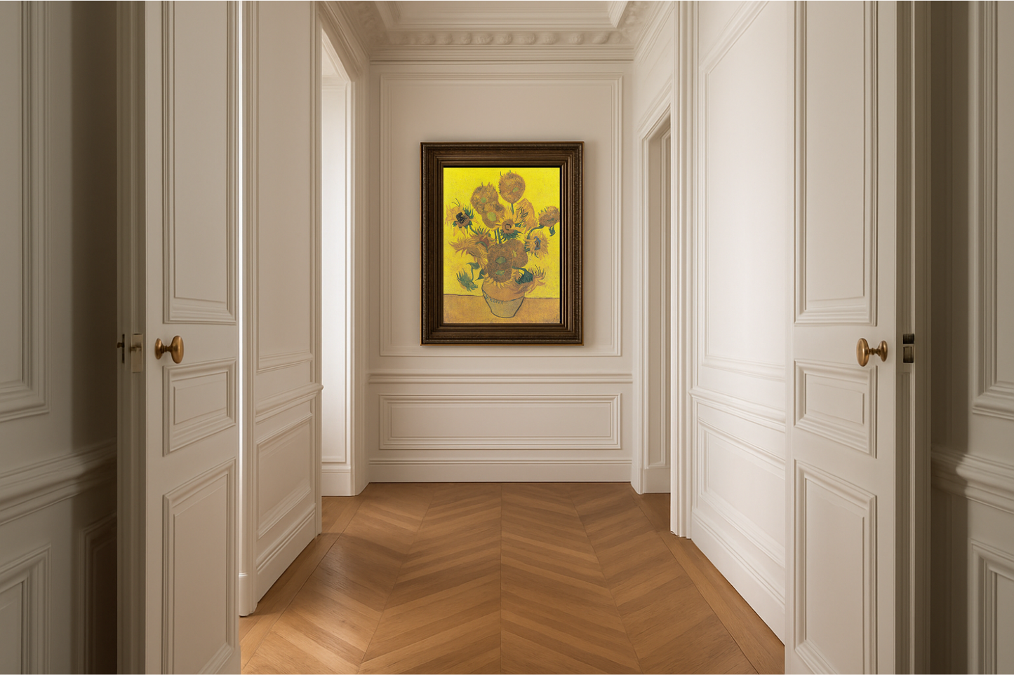 🌻 On Beş Ayçiçeği ile Vazo – Vincent van Gogh (1888)