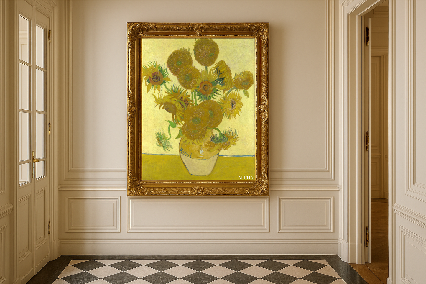 🌻 On beş ayçiçeği vazosu – Vincent van Gogh (1888)