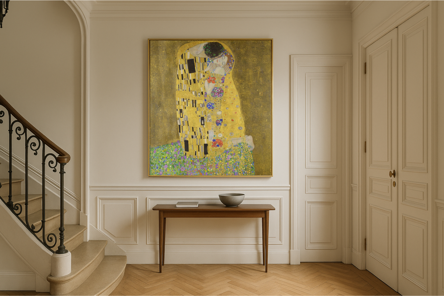 💛 Öpücük – Gustav Klimt (1907–1908)
