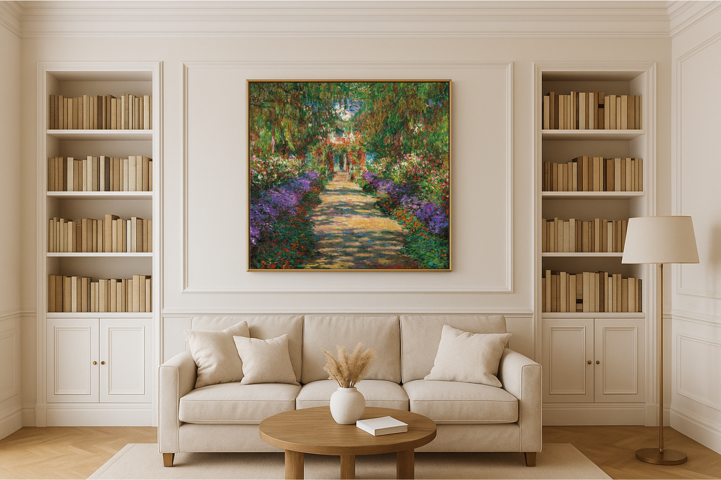 🎨 Giverny Caddesi – Claude Monet, yaklaşık 1902