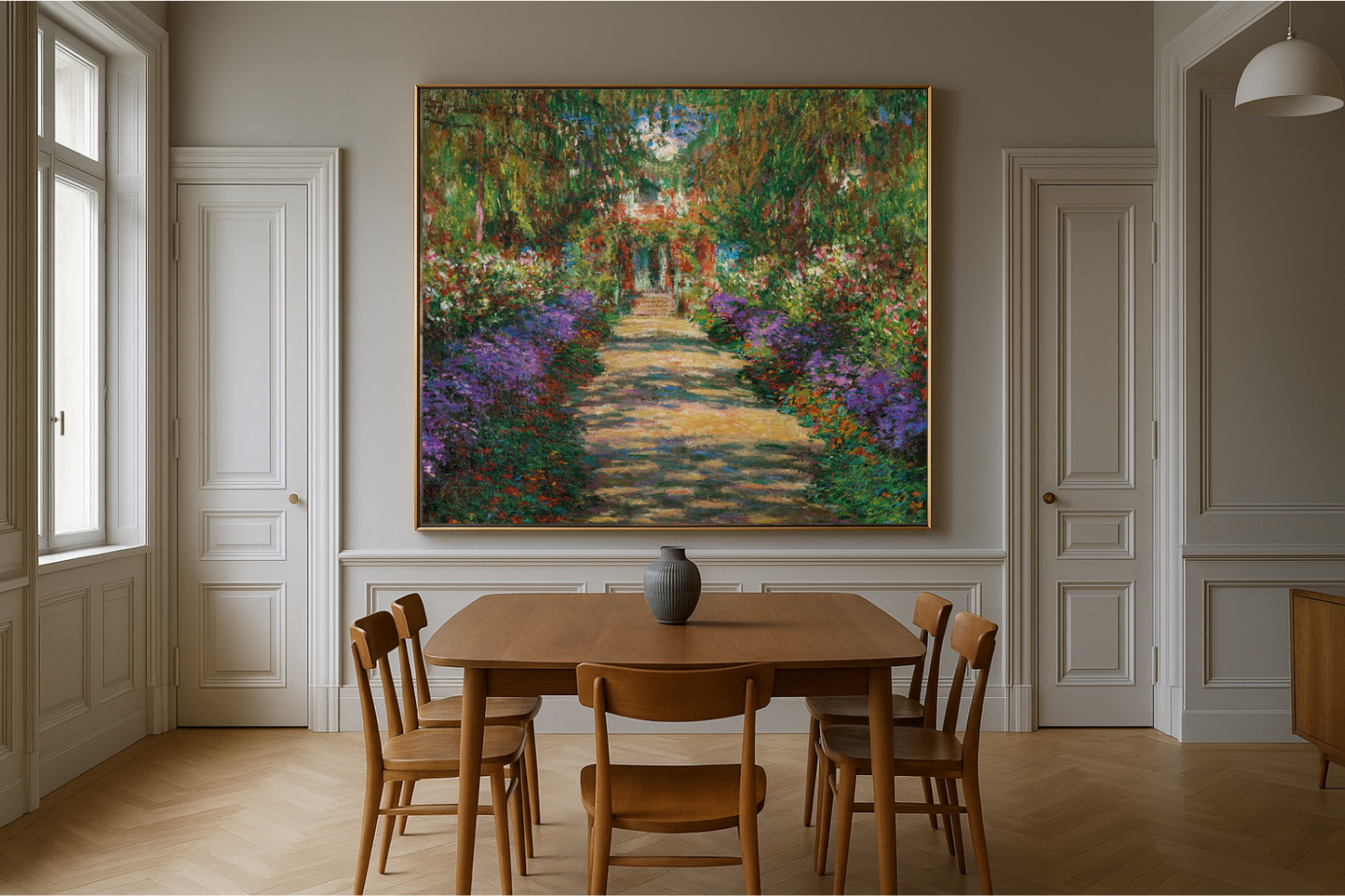 🎨 Giverny Caddesi – Claude Monet, yaklaşık 1902