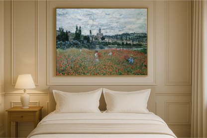 🌺 Vétheuil yakınlarında haşhaş tarlası – Claude Monet (yaklaşık 1879)