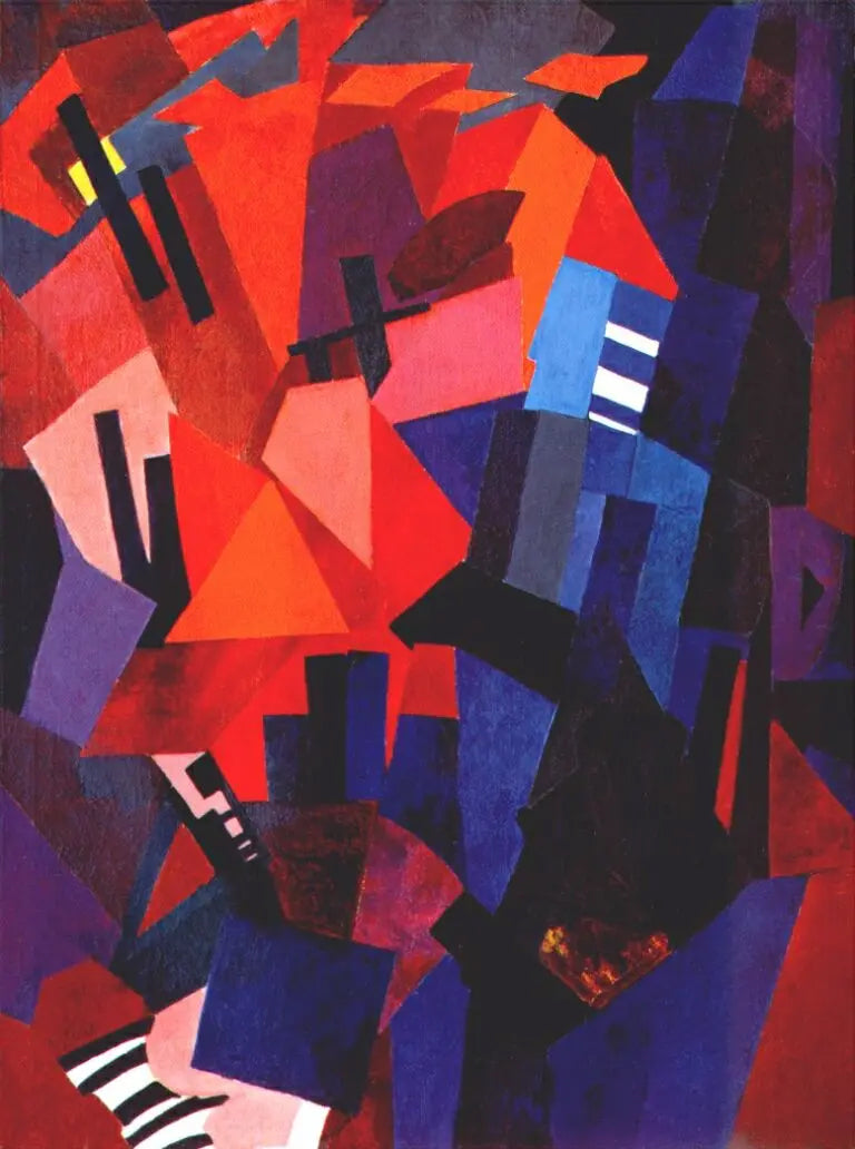 Paysage urbain. Composition - Alexandra Exter