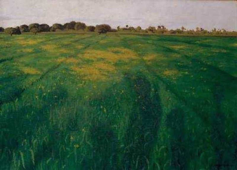 Un champ d'avoines vertes - Félix Vallotton