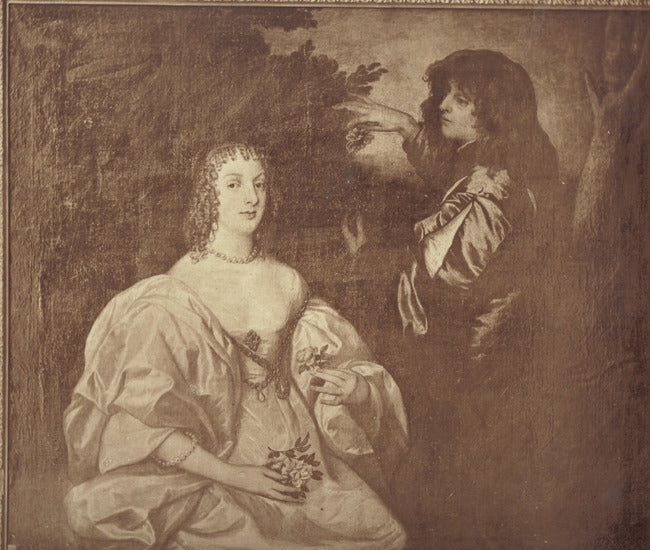 Double portrait d'Anne Sophia, comtesse de Carnarvon (-1695) avec son frère Philip Herbert, 5e comte de Pembroke, 2e comte de Montgomery (1621-1669) - Antoine van Dyck