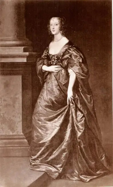 Lady Elizabeth Cecil, Devonshire Kontesi Portresi (1619-1689) - Antoine van Dyck