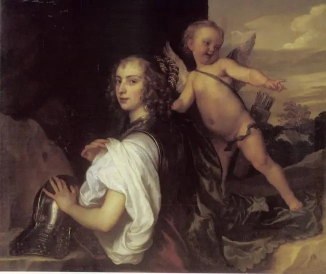 Margaret Lemon'un Erminia rolündeki portresi - Antoine van Dyck