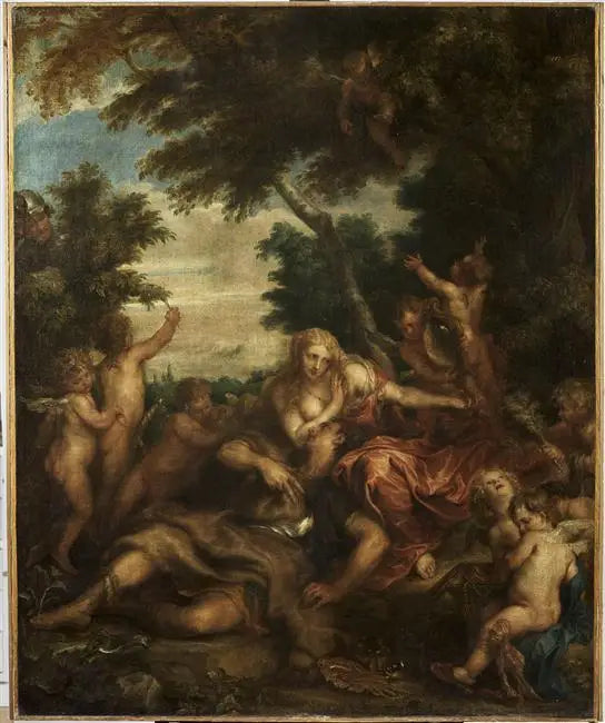 Renaud ve Sihirbaz Armide - Antoine van Dyck