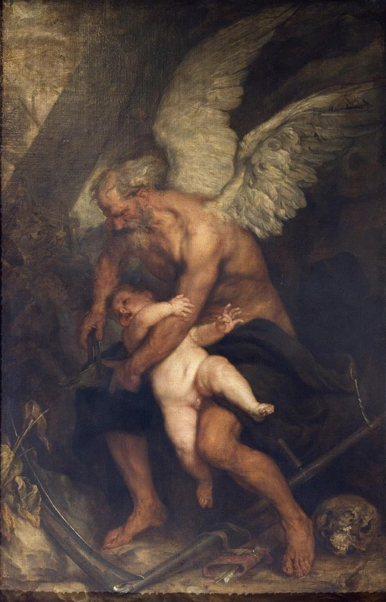Le Temps coupant les ailes de l'Amour - Antoine van Dyck