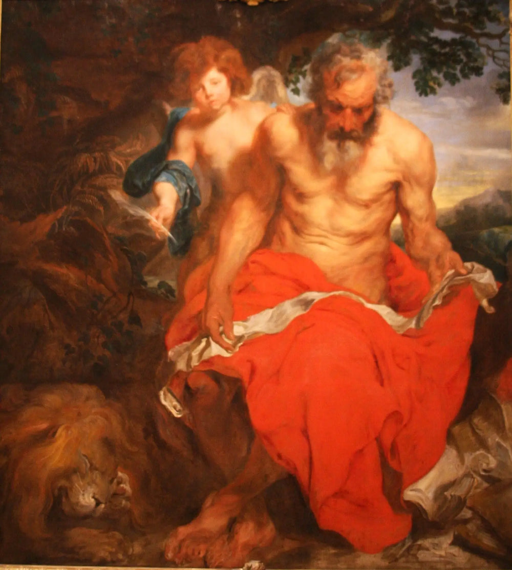 Saint Jérôme - Antoine van Dyck - Alpha Reproduction