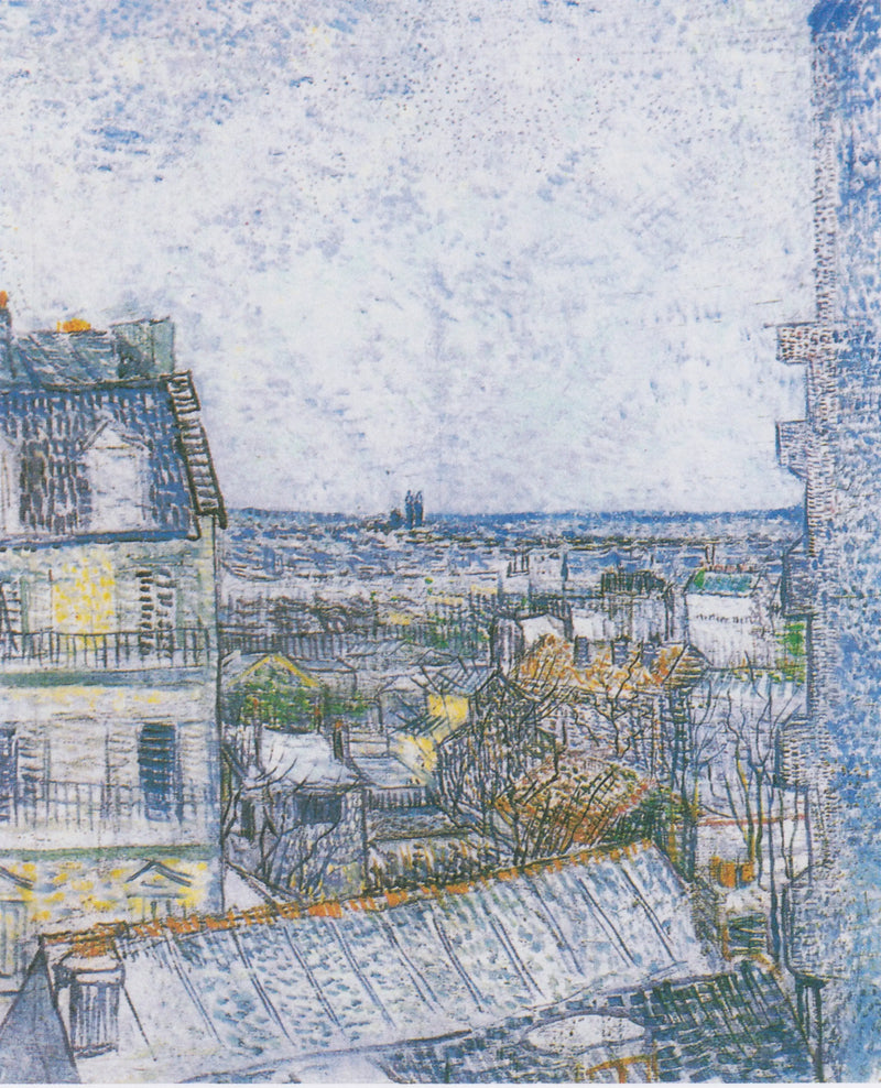 Sanatçının odasının görünümü, Lepic Caddesi - Vincent van Gogh