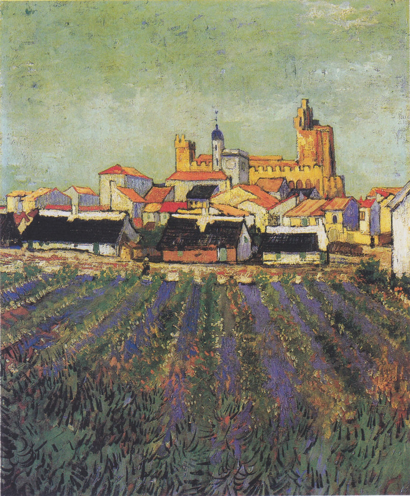 Saintes-Maries-de-la-Mer Manzarası - Vincent van Gogh