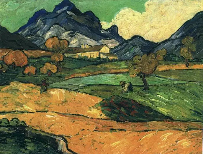 Saint-Paul Malikanesi ile Gaussier Dağı - Vincent van Gogh