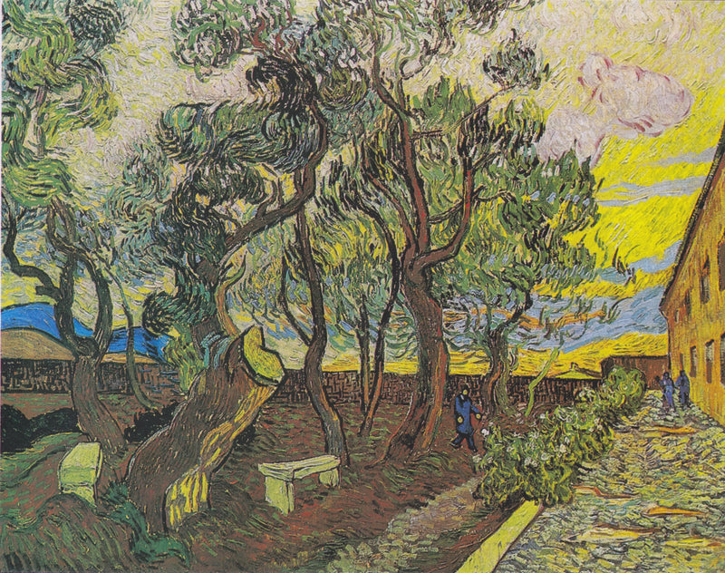 Saint-Rémy'deki Saint-Paul Hastanesi Bahçesi - Vincent van Gogh