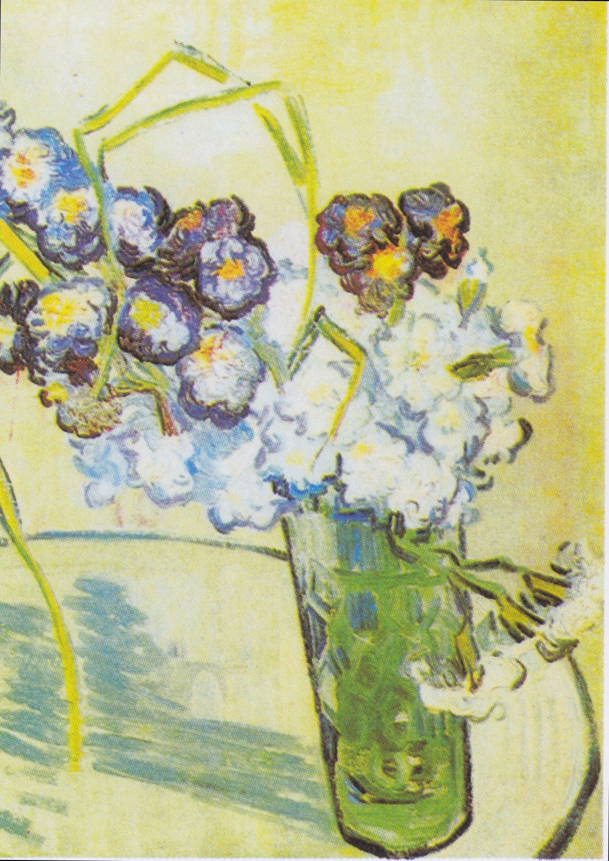 Reproduction du tableau « Verre aux œillets - Vincent van Gogh » par Alpha Reproduction en peinture à l’huile