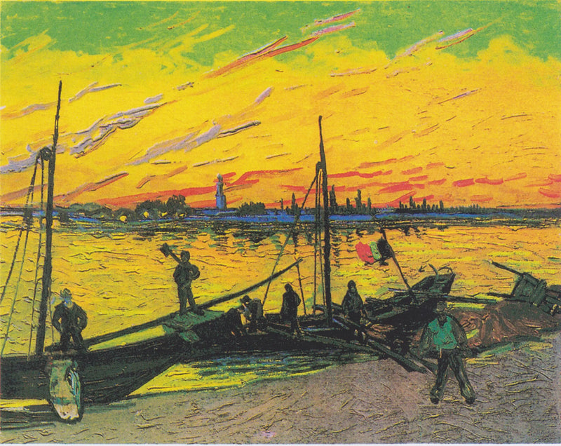 Kömür Yüklü Sal - Vincent van Gogh