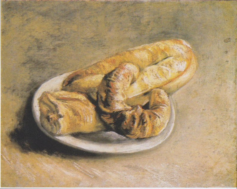 Natürmort, ekmekli tabak - Vincent van Gogh