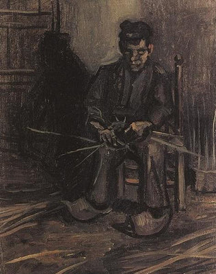 Sepet yapan köylü - Vincent van Gogh
